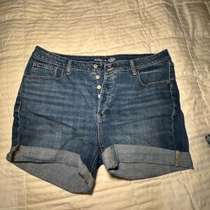 Old Navy Dark Blue Jean Shorts